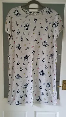 Buy Marks And Spencer Womens Disney Alice In Wonderland Pyjama Nightshirt Size M • 0.99£