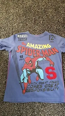 Buy Kids Next Marvel Comics The Amazing Spiderman T Shirt Age 6 Pre-loved  • 4.99£