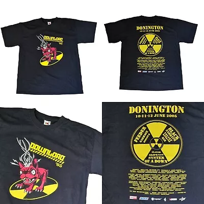 Buy Vintage 2005 Download Festival *Black Sabbath Motorhead Slipknot* T-Shirt Size L • 34.99£