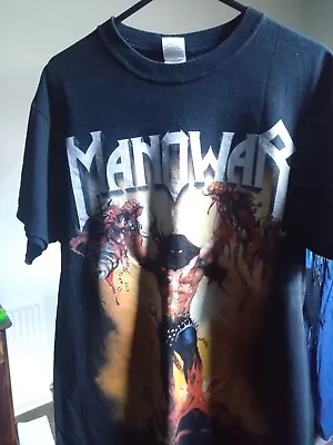 Buy Manowar “final Battle”  Tour T Shirt  Size M Heavy Metal  • 25£