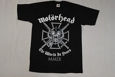 Buy Motorhead The World Is Yours Mmix 2009 T Shirt New Official Band Lemmy Rare • 12.99£
