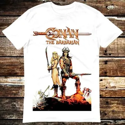 Buy Conan The Barbarian Film Arnold GYM Movie Cult T Shirt 6308 • 6.35£