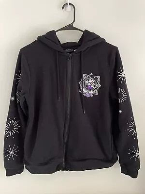 Buy 2023 Disney Parks Disney 100 Mickey And Friends Black Zip Up Hoodie Size Small • 76.69£
