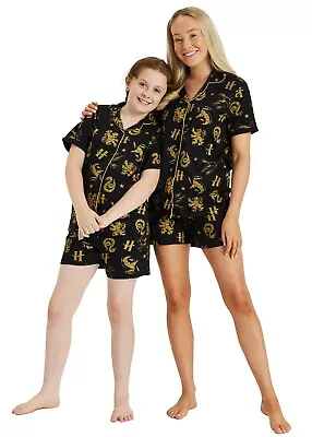 Buy Girls Ladies Harry Potter Family Matching Pyjamas Short Mini Me Button PJs • 17.95£