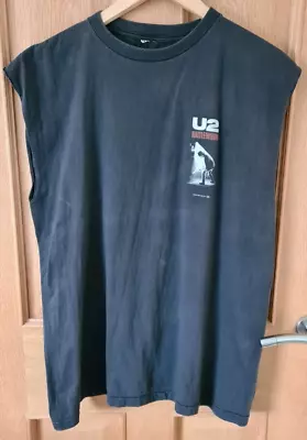 Buy U2 Rattle And Hum 1988 Sleeveless Vest / Shirt • 15£