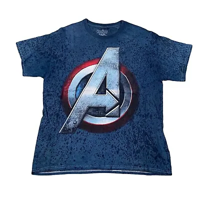 Buy Marvel Avengers Age Of Ultron Graphic Print T Shirt L Comic Book Captain America • 7.69£