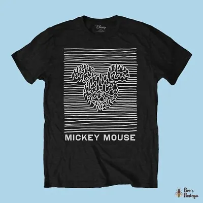 Buy Mickey Mouse ‘Unknown Pleasures’ T-Shirt *Official Disney* *Joy Division* • 17.99£