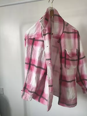 Buy Woman's AX Paris Pink Checkered Shirt Size S/M • 1£