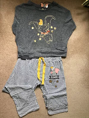 Buy Ladies/Womens Disney Dumbo Pyjama Set.  Size Large/14-16 Primark. BNWT • 10£