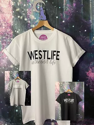 Buy Violet Wolves  Westlife Is The Best Life  Womens Kids Westlife Tour T-shirt  • 12.99£