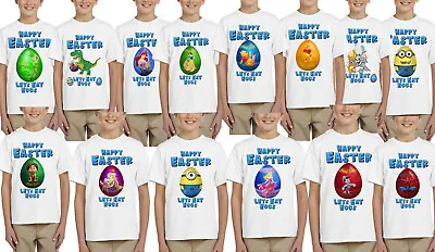 Buy Easter Bunny Egg T-Shirts For Kid's Boy Clothing Children Easter T Shirt • 7.59£