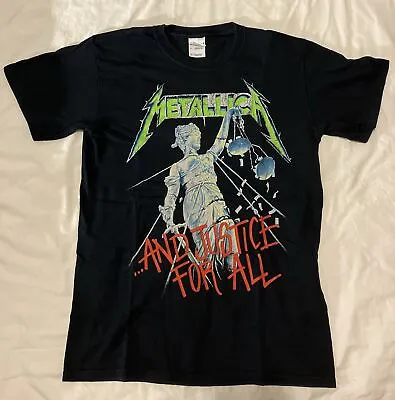 Buy Metallica And Justice For All Vintage T Shirt S / Slayer Megadeth Thrash Metal • 29.99£