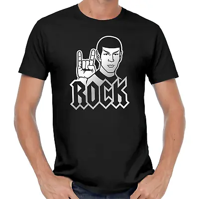 Buy Mr Spock Skirt Hand Heavy Metal Star Enterprise Trek Satire Parody Fun T-Shirt • 15.84£