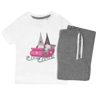 Buy 'Pink Sleigh Gonks' Kids Nightwear / Pyjama Set (KP032076) • 14.99£