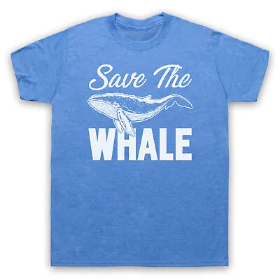 Buy Save The Whale Animal Rights Protest Slogan Anti Hunt Mens & Womens T-shirt • 17.99£