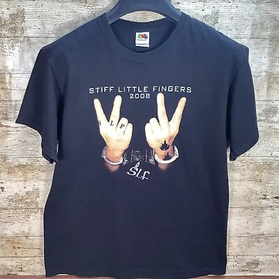 Buy Stiff Little Fingers Rare 2008 UK / Australia Tour T-shirt - Punk Rock Retro VTG • 49.99£