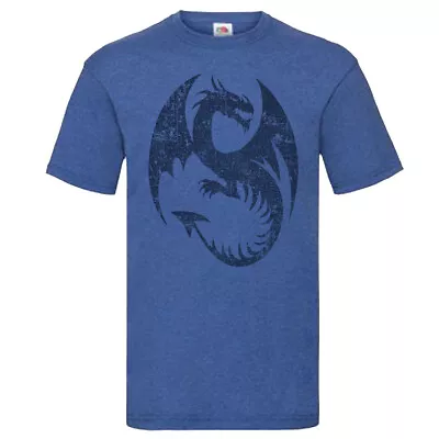 Buy Dragon Wings Spread  T-shirt Horned Serpentine Breathing Fire Birthday Gift  • 13.49£