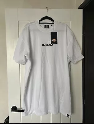 Buy Dickies White T-Shirt Oversized Loretto Dress L 14 16 New • 19.99£