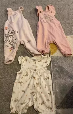 Buy Baby Girl Disney Clothes 3-6 Months Bundle. Used • 2£