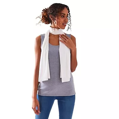 Buy The Sensation Cooling Scarf For Menopausal Hot Flushes- Cream- As Soon On QVC • 24.99£