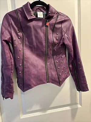 Buy Disney Store Descendants 2 Mal Faux Leather Jacket 11/12Moto Studded See Descr. • 25.51£