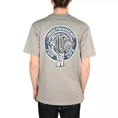 Buy Independent For Life Clutch S/S T-Shirt - Cement • 31.99£