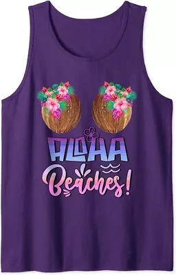 Buy Coconut Bra Theme Purple Vest Top T Shirt XL • 8.99£