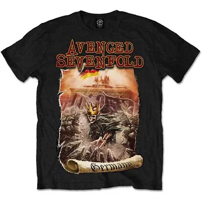Buy Avenged Sevenfold A7X Germany Official Tee T-Shirt Mens • 15.99£