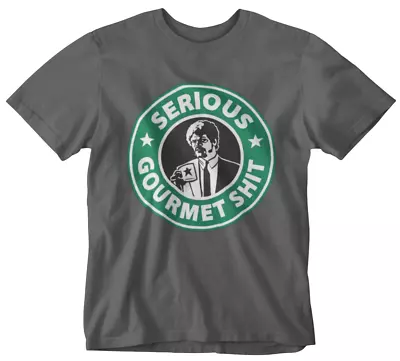 Buy Pulp Fiction T-Shirt Serious Coffee Gourmet Sh1t Logo Retro 80s 90s Yolo • 9.99£