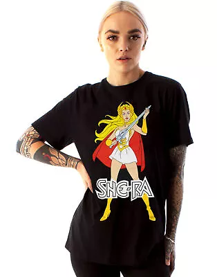 Buy Masters Of The Universe Black Short Sleeved T-Shirt (Womens) • 14.99£