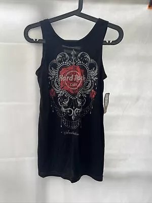 Buy Amsterdam Hard Rock Cafe T-Shirt - Small Black Cotton Vest New With Tags • 14.99£