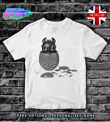 Buy HATCHING TOOTHLESS DRAGON Kids T-Shirt Top Boys Girls ADULTS MENS T SHIRT TSHIRT • 12.99£