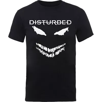 Buy Disturbed Official Scary Face Candle Mens Black Short Sleeve T-Shirt Rock Band M • 13.95£