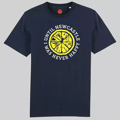 Buy Stone Roses Until Newcastle Navy Organic Cotton T-shirt For Fans Of Newcastle • 23.99£