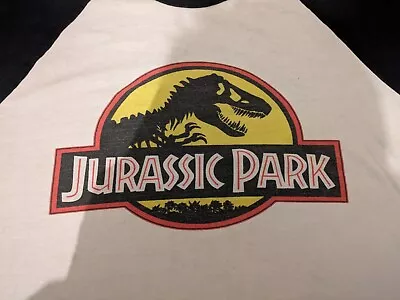 Buy Jurassic Park Logo Baseball T-shirt Dinosaur T-shirt Unisex T-shirt  • 9£