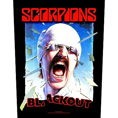 Buy Scorpions Blackout Jacket Back Patch Official Rock Band Merch • 12.48£