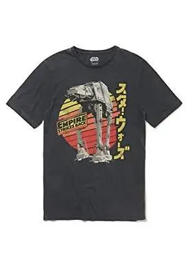 Buy Star Wars Empire Strikes Back Retro At-at Washed Grey By T-Shirt ReCovered • 19.99£
