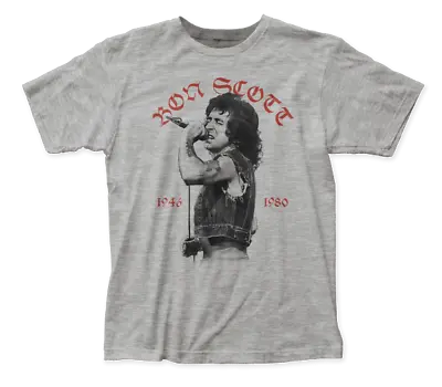 Buy AC/DC-Bon Scott-T-Shirt - Tee - Adult-Large-Dates-Licensed-Brand New • 13.94£
