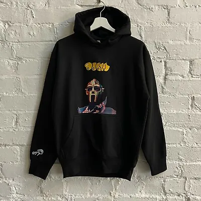 Buy ACTUAL FACT MF Doom Triple Threat Black Hoodie Hooded Sweatshirt • 40£