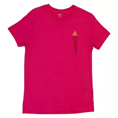 Buy Vans Hot Pink Logo T-Shirt • 8£