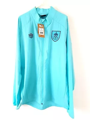 Buy Burnley BNWT Jacket Coat. Large Original Umbro. Blue Adults Football L. • 19.99£