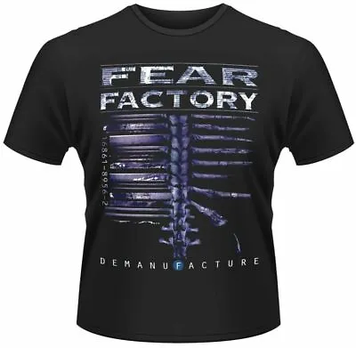 Buy Official Fear Factory T Shirt Demanufacture Black Mens Classic Rock Metal Tee • 16.28£