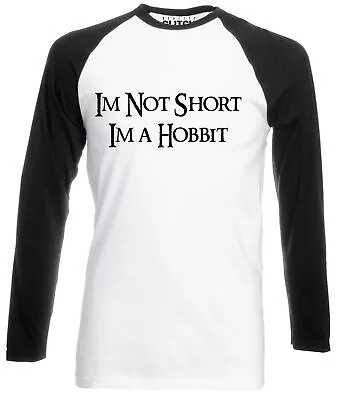 Buy I'm Not Short, I'm A Hobbit Long Sleeve Baseball T-Shirt • 15.99£