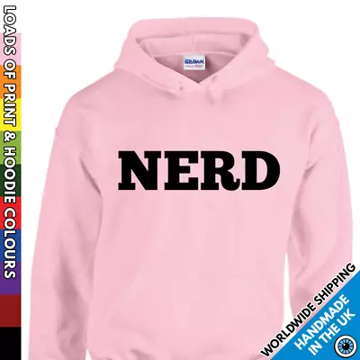 Buy Kids Nerd Hoodie - Old School Hipster Cool Geek - Funny Boys & Girls Hooded Top • 16.99£
