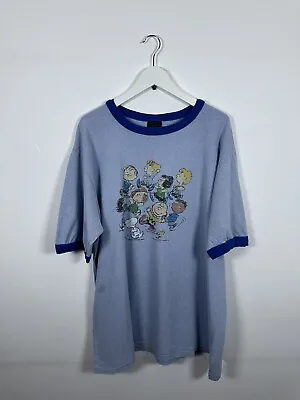 Buy Vintage Single Stitch 90’s Charlie Brown Snoopy & Gang T Shirt. Size XL. Peanuts • 50£