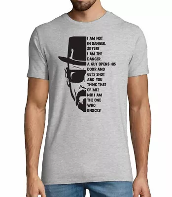Buy The One Who Knocks Breaking Bad Heisenberg Quote Men's T-shirt • 19.99£