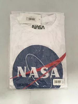 Buy Nasa Unisex White  NASA  Print Short Sleeve  T-Shirt Size XL #JG • 11.13£