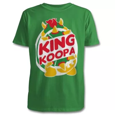Buy Super Mario Bros King Koopa T Shirts - Size S M L XL 2XL - Multi Colour • 19.99£
