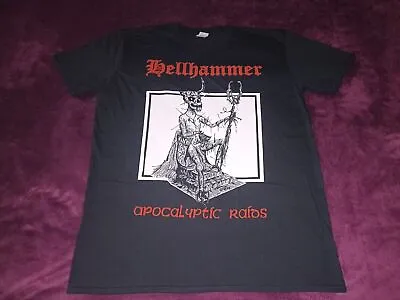 Buy Hellhammer  Apocalyptic Raids  Tee Shirt Celtic Frost Venom King Diamond Metal • 19.19£