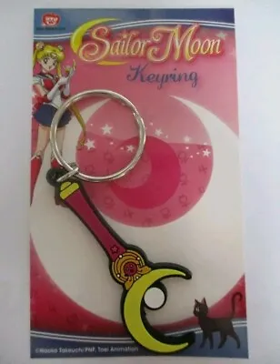 Buy Sailor Moon Keyring + GIFT Magic Wand Rubber Authentic Merch Luna Anime NEW • 4£